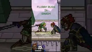 Link can do Flurry Rush in Smash #supersmashflash #link #totk #botw