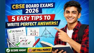 TOP 5 TIPS TO WRITE PERFECT ANSWERS CBSE BOARD EXAMS 2026 #cbseboardexam2026 #howtowrite #answertips