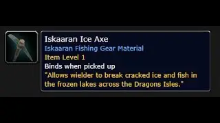 How to make the Iskaaran Ice Axe! (Fishing)