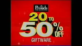 Prouds the Jewellers Geelong 'Mega Sale' - 15sec Television Commercial, Sunday June 8th 2008