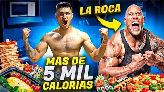 COMO LA DIETA DE LA ROCA POR 1 DIA *Muy Difícil* - TATTOXTREME