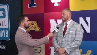 1-on-1 with Nebraska OL Henry Lutovsky at Big Ten Media Days (7/22/25)