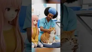 Бедный больной кот