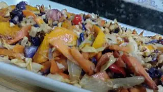 Mix de legumes assados na Airfryer|assim fica mais f&aacute;cil emagrecer 