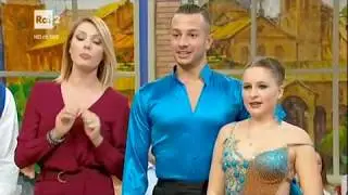 Prova di ballo a Mezzogiorno in Famiglia (Rai 2) su Barbarano Mossano Vicentino