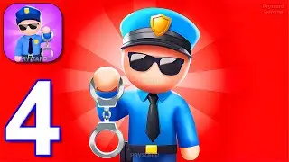 Police Station Idle - Gameplay Walkthrough Part 4 - Catch Criminals Stop Chaos (iOS, Android)