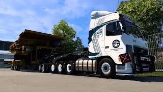 Volvo FH3 Abnormal 100t Haul | Euro Truck Simulator 2