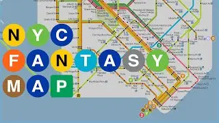 NYC Subway Fantasy Map: Showcase