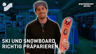 Ski und Snowboard richtig pr&auml;parieren | Schleifen | Wachsen | Belag Ausbessern | Service