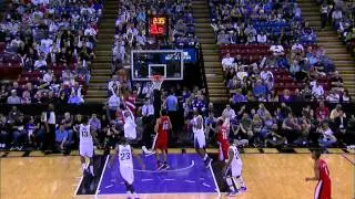 Hasheem Thabeet Hammers Home the Oop