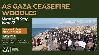 As Gaza ceasefire wobbles, who will stop Israel?  Jeff Klein reports