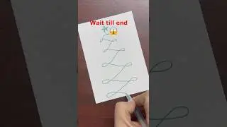 DIY Sparkle Pen😱❇️ X Tree 🌲 #shorts #art #ytshorts #trending