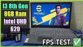 eFootball 2022 Season 1 Game Tested on Low end pc|i3 8GB Ram & Intel UHD 620|Fps Test|