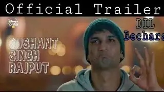 Dil Bechara | Official Trailer | Sushant Singh Rajput | Sanjana San| foxstar present #dilbachara