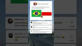 Seru nih ges netizen indo vs Netizen Brazil 🗿😭