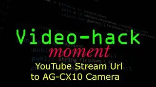 YouTube RTMP Stream Url Format for the Panasonic AG-CX10, AG-CX350, AG-CX8, HC-X2000, HC-X1500 Cams