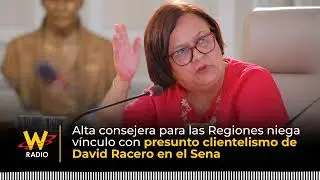 Alta consejera para las Regiones niega v&iacute;nculo con presunto clientelismo de David Racero en el Sena