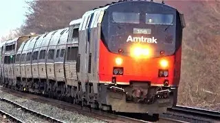 Amtrak Heritage Unit w Private Cars + More Cool Trains