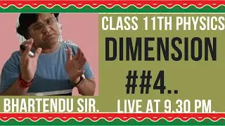 Class 11 Physics Chapter 2|Unit,Dimension & Measurements|To Check The Correctness of Equation@apsBM