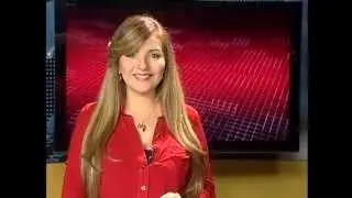 Mima Guao Presentando la seccion de Farandula CV Noticias.mpg