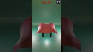 A Big Cloth Satisfying Blender Cloth Simulation || Realistic 3D Physics Loop. #simulation #physics