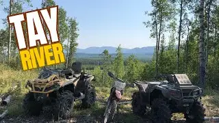 August Long Weekend - ATV Trip around Tay River Alberta - Can-am & Honda