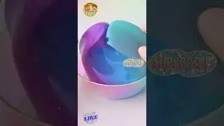 🌈Satisfying Rainbow🎨Slime ASMR for Kids🧸|Relaxing Squishy🎶Sounds|Fun KidsVideo#kidspoem#kidslearning