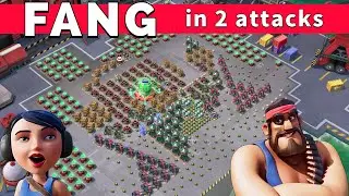 FANG on Dead End in 2 great attacks - BOOM BEACH operation attack strategy, gameplay & tips