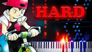 Cycling (from Pok&eacute;mon Red, Blue, & Yellow) - Piano Tutorial
