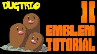 Black Ops 2 - Dugtrio Emblem Pokemon - Black Ops 2 Emblem Tutorial Pokemon Emblems