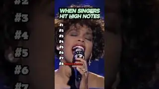 When artists hit high notes #singers #singing #beyonce #MariahCarey