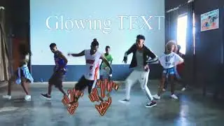 Glowing effect dance