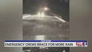 Haw River emergency crews brace for more rain