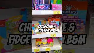 Cheap Slime & Fidget Toy Shopping In B&M in the U.K. - Emmabeeslimes #slime #bandm #fidgettoys