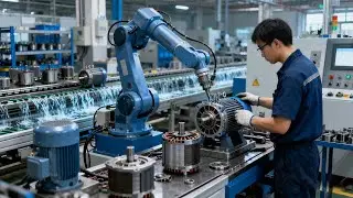 Hebei Daye Motor Manufacturing Production Process.