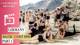 [ 4k, colorized, 60fps ] Germany, Baltic Coast 1940, part 1