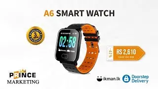 A6 Smart Watch #ikman #SmartWatch