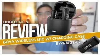 Review: Affordable BOYA Wireless Microphone USB-C with Charging Case | BY-WM3T-U2 [TAGALOG]