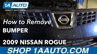 How to Remove Reinstall Bumper Fascia 07-13 Nissan Rogue