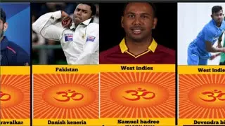 Hindu cricketers from different countries other than India | KD |