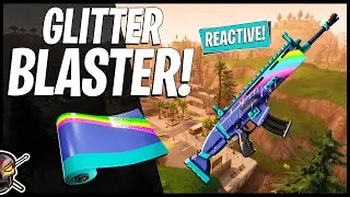 New GLITTER BLASTER Animated Wrap Gameplay! Before You Buy (Fortnite Battle Royale)