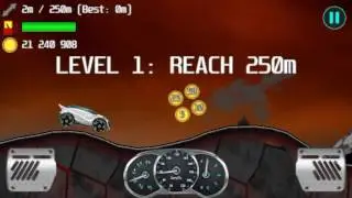 Alien Planet Racing - White Devil Car in Moon and Volcano
