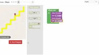 Blockly Games - Maze - Level 4