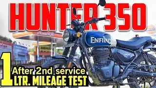 After 2nd Service RE Hunter 350 City & HIGHWAY mix Mileage 42 + 🔥 !! #sayanchaki