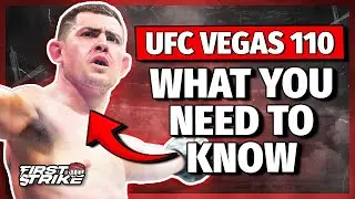 UFC Vegas 110 Betting Preview | Steve Garcia vs David Onama | First Strike ft. Dan Tom (@DanTomMMA)