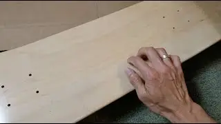 DEBROO Fiberglass & Canadian Maple Skateboard Deck!