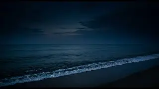 Relaxing Night Ocean BY LISTENING TO WAVES CRASHING 🌙 Gentle Waves to Help You Sleep