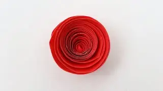 How To Make Rolled Paper Roses - DIY Rolled Paper Flowers | Easy Paper Crafts @EasyCraftsDIY