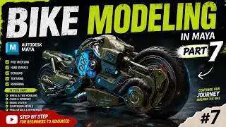 Bike Modeling Basic to Advance   PART 07  Autodesk Maya 1