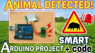 STOP ANIMALS FROM DESTROYING YOUR GARDEN! 🛑 Arduino Animal Detector + Code